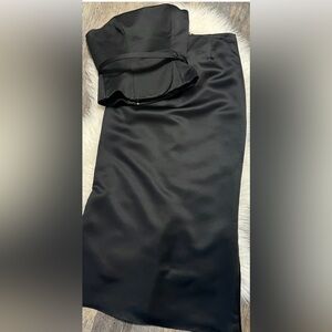 Vintage 2 piece satin corset with skirt. Elegant and timeless.